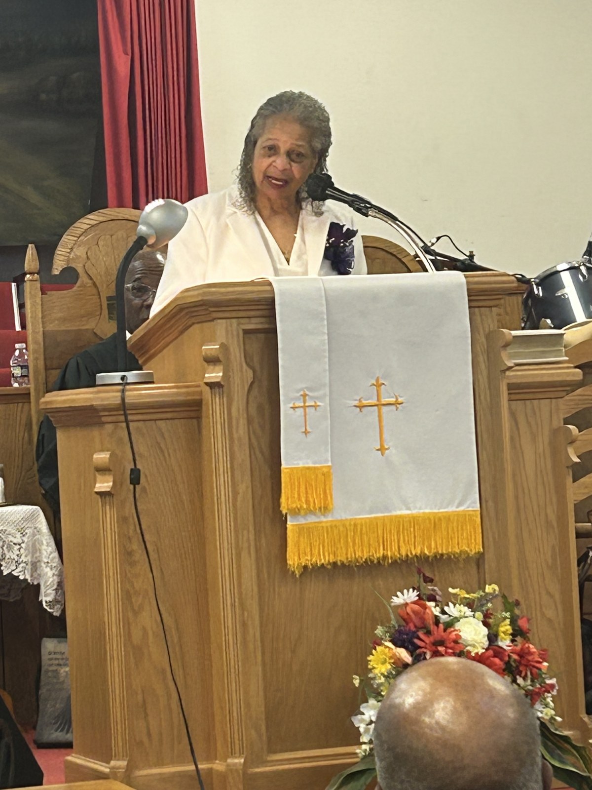 Members gathered in fellowship
